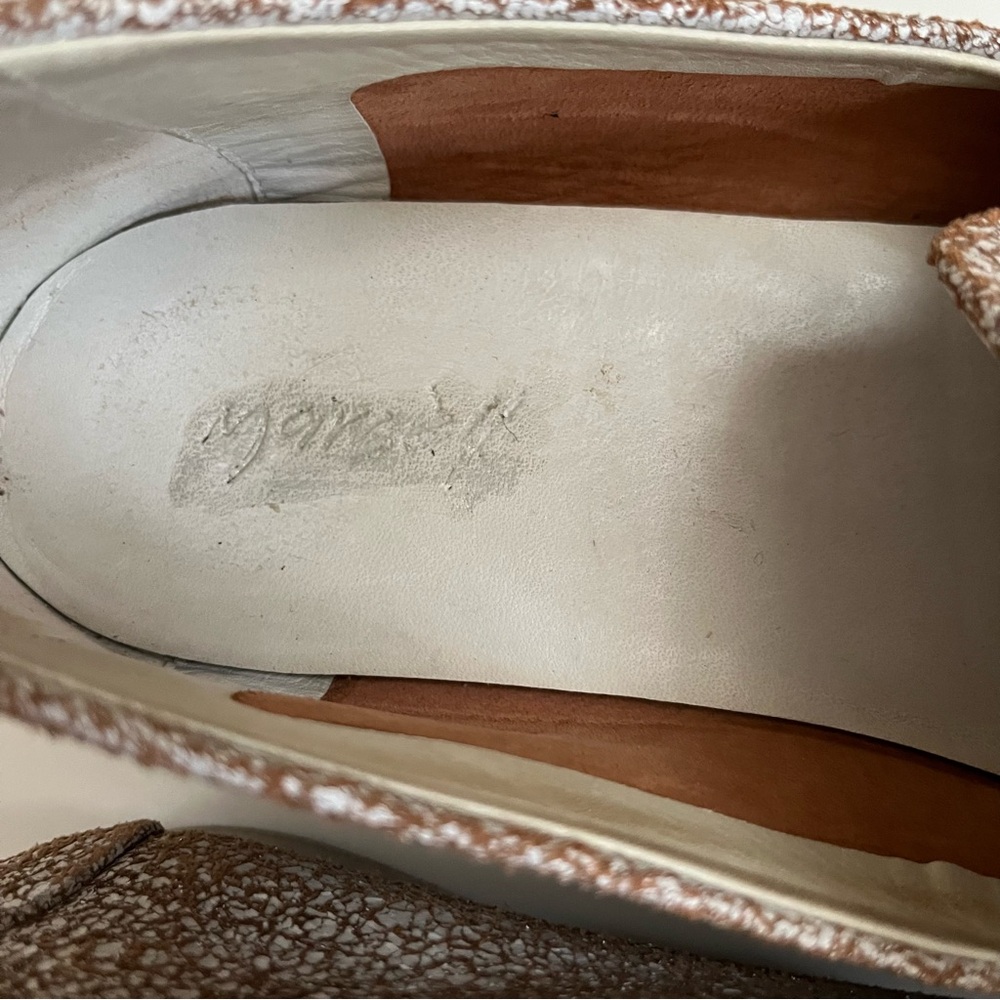 Marsell Crackle Leather Loafers 38 - Picture 10 of 13